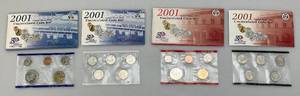 lot 114 image: 2001, U.S. Mint Denver & Philadelphia  Uncirculated Coin Sets