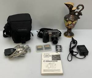 lot 197 image: Vintage Olympus Camera & H. Bequet Quaregnon PitcherVase