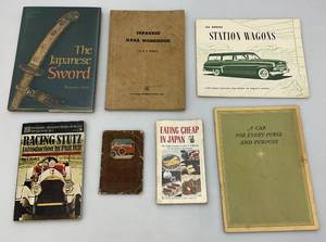 lot 217 image: Misc. Vintage Auto & Japanese Books