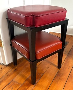 Two Mid Century Style Footstools