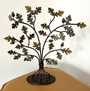 Decorative Metal Oak Tree Decor