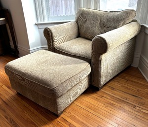 Bauhaus Chair with Ottoman