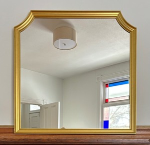 Golden Framed Mirror