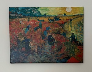 The Red Vineyard Print by Vincent Van Gogh