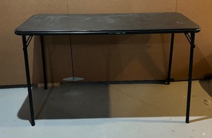 Black Folding Table