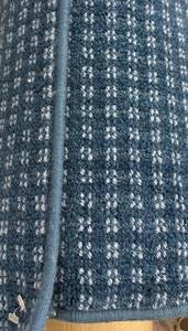 lot 46 image: Karastan Pointelle 10 x 14 Brushed Denim Finished Area Rug