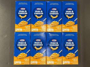 Kraft Mac & Cheese Original Flavor - Lot of 8 Boxes