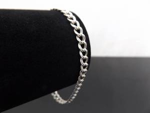 .925 Sterling Silver Empty Charm Bracelet