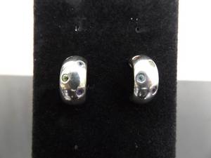 .925 Sterling Silver Multi Colored Crystal Post Earrings