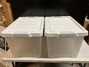 78 Quart Latch Lid Storage Bins