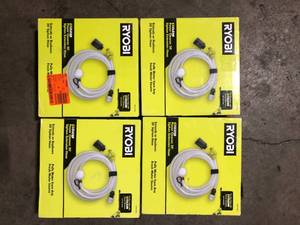 lot 10 image: Lot of 4 RYOBI EZClean Power Cleaner Chemical Nozzle Kit Customer Returns See Pictures