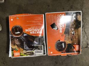 lot 13 image: Lot of 2 TOTALPOND 14 in. LED Lighted Waterfall Spillway Customer Returns See Pictures