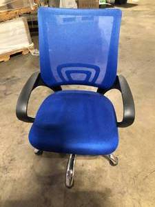 lot 44 image: Blue Office Chair Customer Return See Pictures