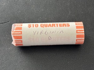 lot 47 image: Roll of Virginia Quarters