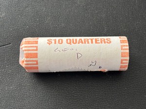 lot 49 image: Roll of Georgia Quarters