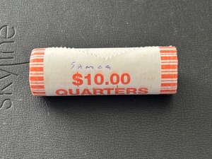 lot 41 image: Roll of Samoa Quarters