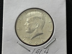 lot 9 image: 1964 Kennedy Half Dollar