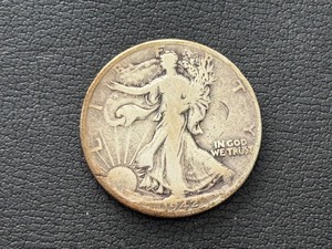 lot 21 image: 1942 Walking Liberty Half Dollar