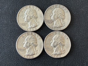 lot 86 image: Silver Washington Quarters