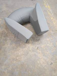 Comfortable Gray Foam Support Cushion