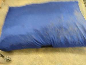 Large Blue Outdoor Cushion Pillow