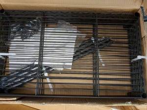 Small Heavy-Duty Metal Wire Shelf Organizer