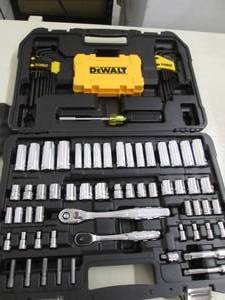 Dewalt Socket and Tool Set with Ratchets and Hex Keys