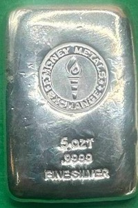 5oz .999 Silver Bar