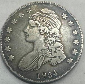 1834 Capped Bust Half Dollar