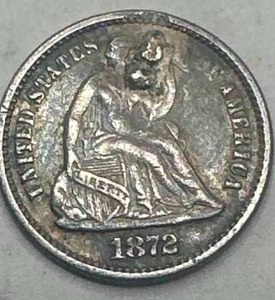 1872 Half Dime