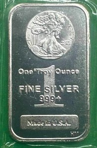 1oz .999 Silver Bar