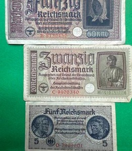 World War 2 Germany Money