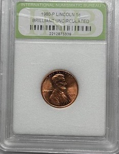 1980-P Brilliant Uncirculated Penny