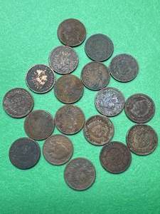 Lot of 18 Indian Head Pennies