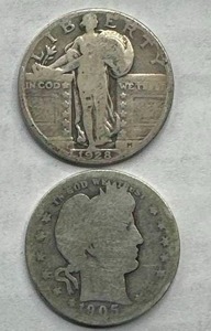 1905 & 1928 Quarters