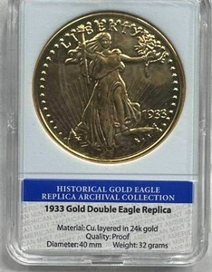 1933 Gold Double Eagle Replica