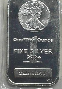 1oz .999 Silver Bar