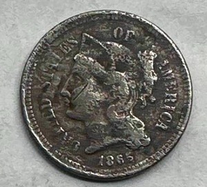 1865 Three Cent Piece
