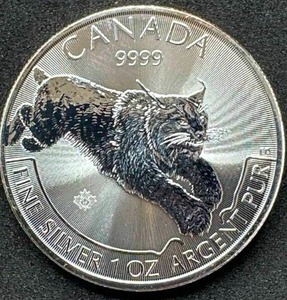 1oz .9999 Silver Canadian Wildlife Coin