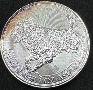 1oz .9999 Silver Canadian Wildlife Coin