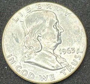1963 Franklin Half Dollar (near mint)