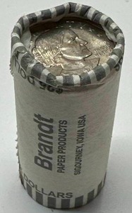 Original Brandt Susan B Anthony Roll of 25 Dollar Coins