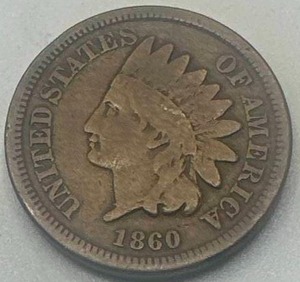 1860 Indian Head Penny
