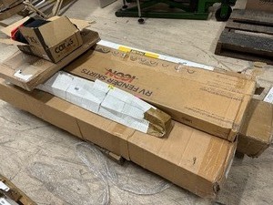 Pallet Of Auto Parts Including Running Boards  RV Side Skirt  -Other Misc
