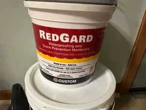 New 1 Gallon of Redgard Ready To Use Waterproofing Membrane