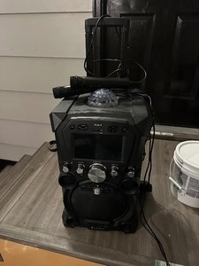 Carnaval Singing Machine  Karaoke Machine With Built In Speakers - Light Ball On Top & Microphone -   Works Intermittently