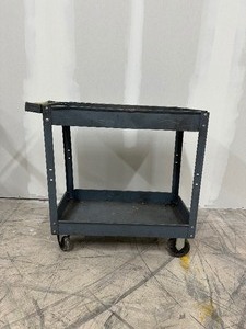 Rolling 2 Level Shop Cart - Works