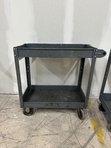 Rolling 2 Level Shop Cart - Works