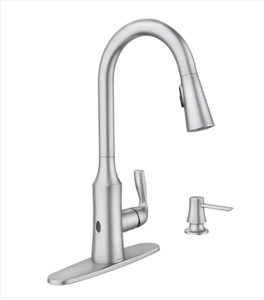 New Moen Cadia Touchless Pull Down Kitchen Faucet - Stainless Steel