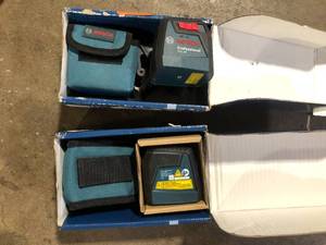 Lot of 2 BOSCH GLL 30 30 FT Self-Leveling Cross-Line Laser Customer Returns See all Pictures